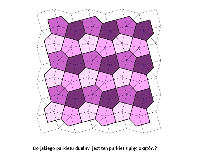 Do jakiego parkietu dualny jest ten parkiet z pięciokątów? 