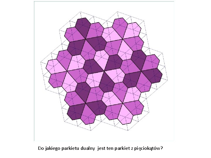 Do jakiego parkietu dualny jest ten parkiet z pięciokątów? 