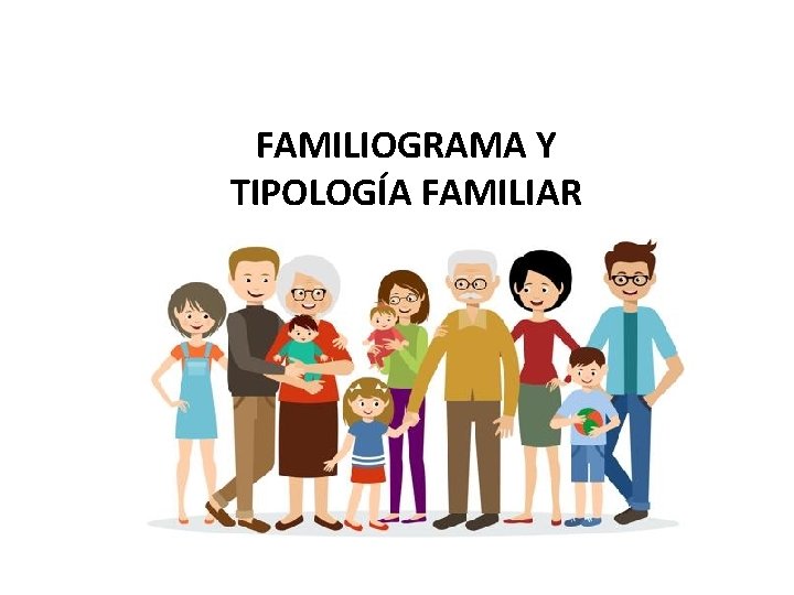 FAMILIOGRAMA Y TIPOLOGÍA FAMILIAR 