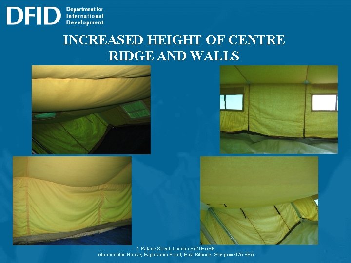 INCREASED HEIGHT OF CENTRE RIDGE AND WALLS 1 Palace Street, London SW 1 E