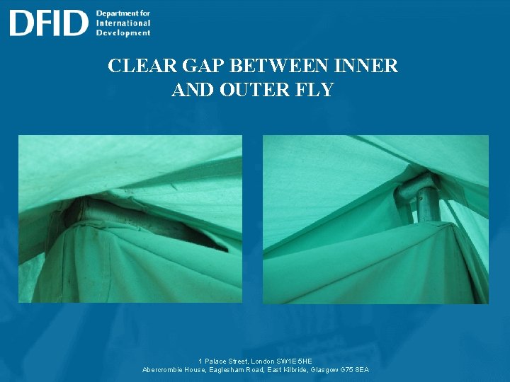 CLEAR GAP BETWEEN INNER AND OUTER FLY 1 Palace Street, London SW 1 E