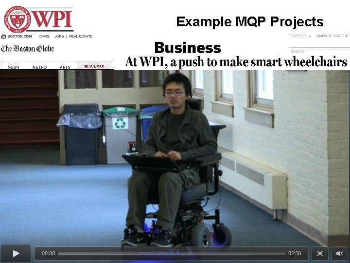Example MQP Projects 