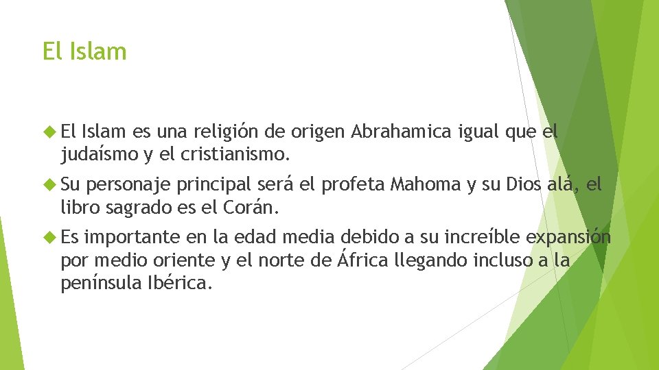 El Islam es una religión de origen Abrahamica igual que el judaísmo y el