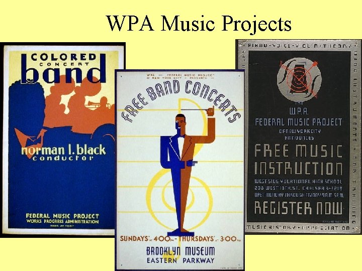 WPA Music Projects 