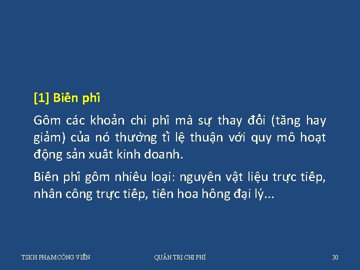 [1] Biê n phi Gô m ca c khoa n chi phi ma sư