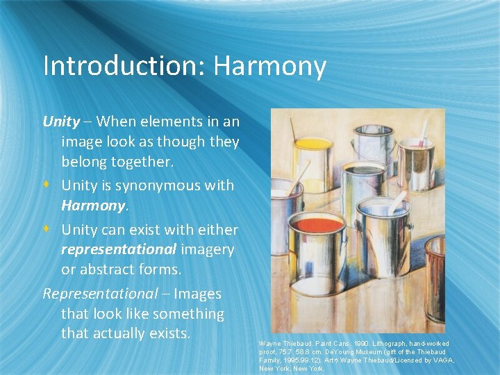 Introduction: Harmony Unity – When elements in an image look as though they belong