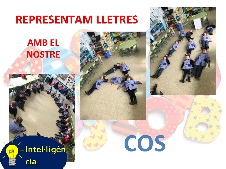 REPRESENTAM LLETRES AMB EL NOSTRE Intel·ligèn cia COS 