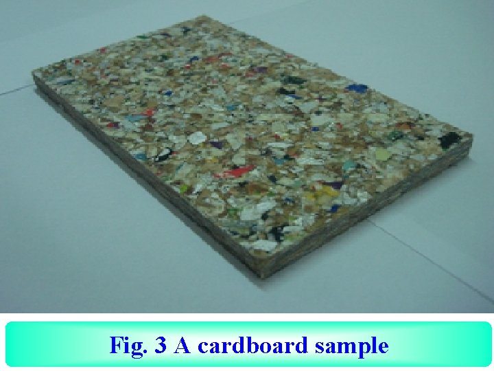 Fig. 3 A cardboard sample 