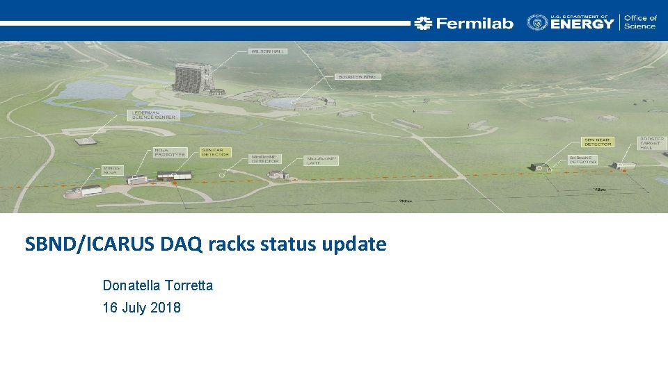 SBNDICARUS DAQ racks status update Donatella Torretta 16
