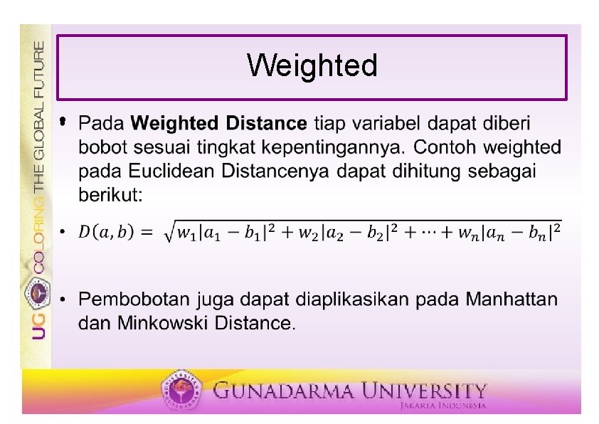 Weighted • 