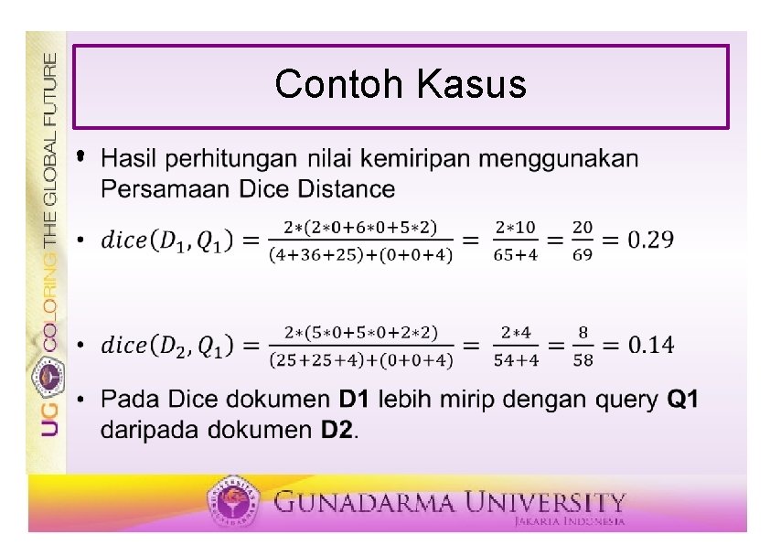 Contoh Kasus • 
