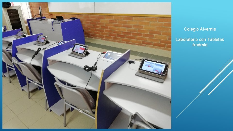 Colegio Alvernia Laboratorio con Tabletas Android Colegio Alvernia Laboratorio con Tabletas Android