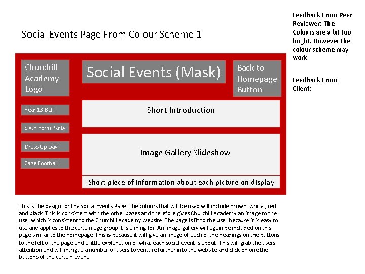 Social Events Page From Colour Scheme 1 Churchill Academy Logo Year 13 Ball Social