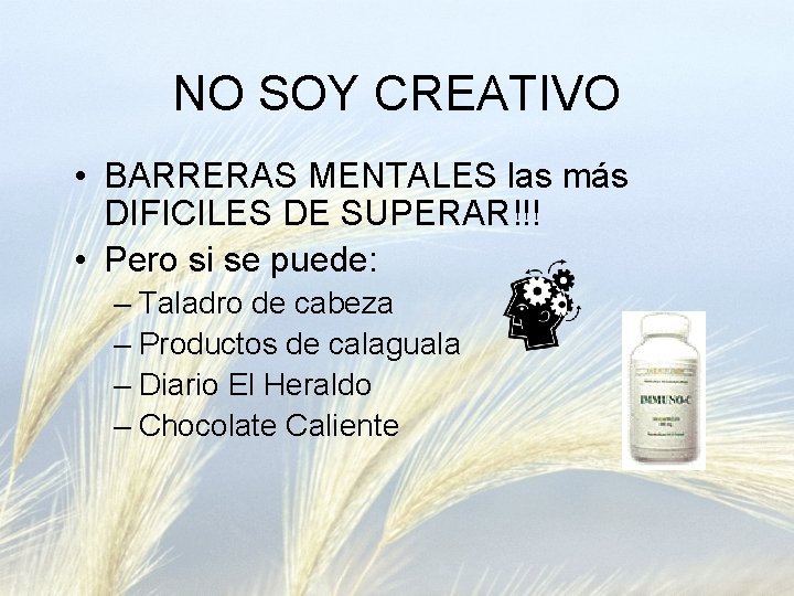 NO SOY CREATIVO • BARRERAS MENTALES las más DIFICILES DE SUPERAR!!! • Pero si