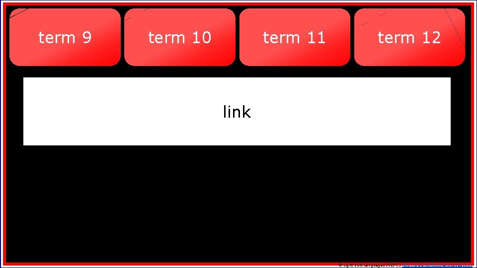 term 9 term 10 term 11 term 12 link © Light Bulb Languages 2019