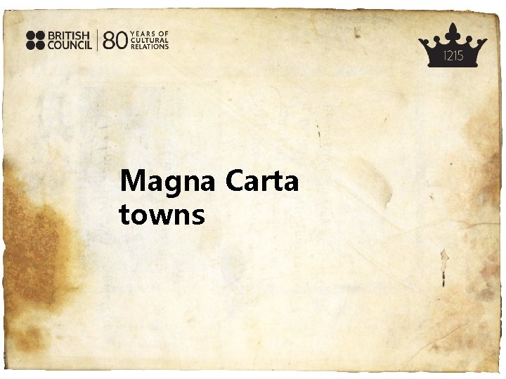 Magna Carta towns 