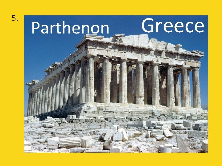 5. Parthenon Greece 
