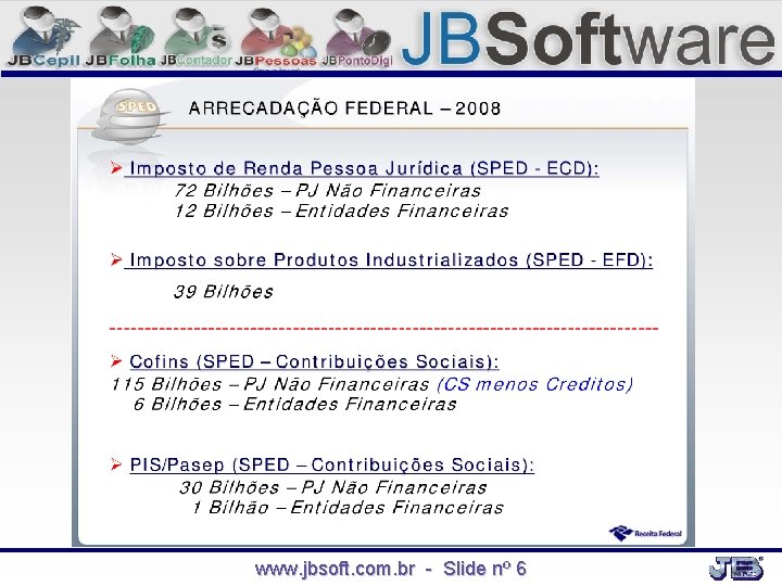 www. jbsoft. com. br - Slide nº 6 
