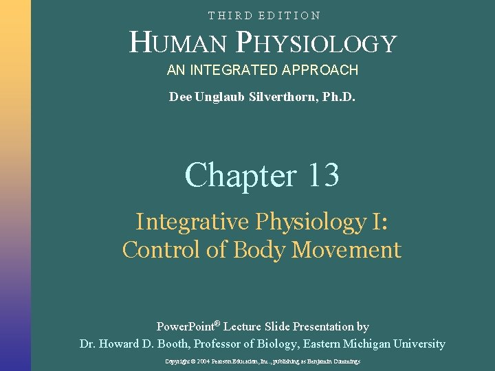 Silverthorn Human Physiology An Integrated Approach