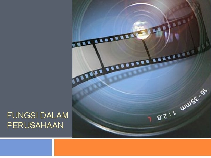 FUNGSI DALAM PERUSAHAAN 