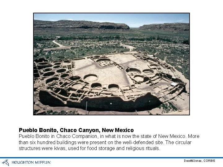 Pueblo Bonito, Chaco Canyon, New Mexico Pueblo Bonito in Chaco Companion, in what is