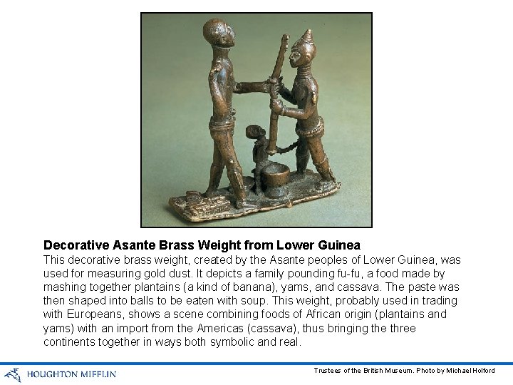 Decorative Asante Brass Weight from Lower Guinea This decorative brass weight, created by the