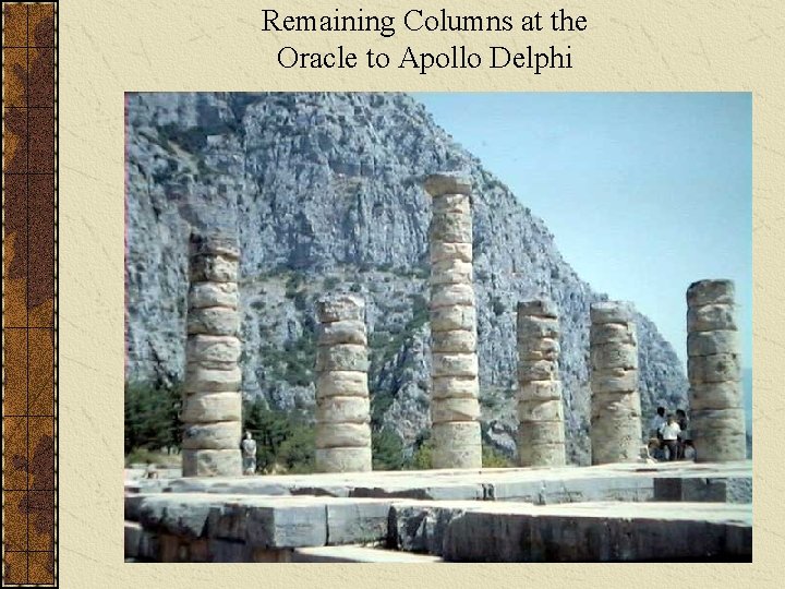 Remaining Columns at the Oracle to Apollo Delphi 