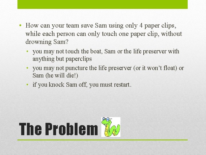 Save Sam Instructions.pdf Saving Sam Intro lab I can problem solve
