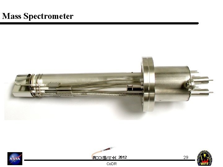 Mass Spectrometer 2012 Co. DR 29 