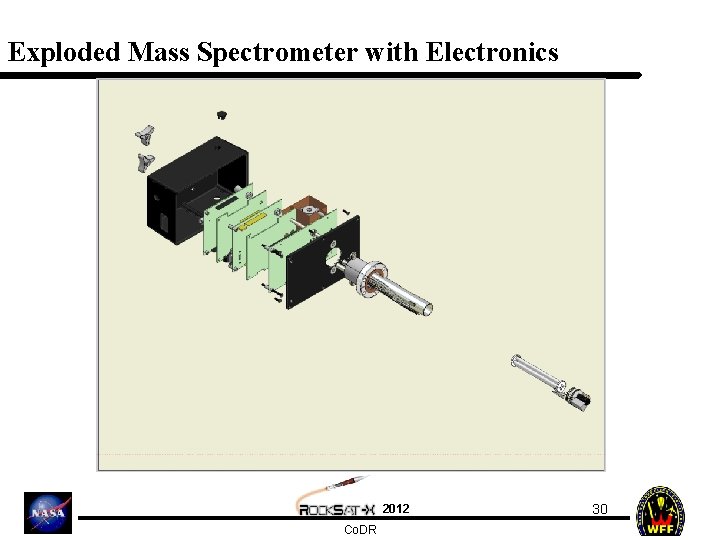 Exploded Mass Spectrometer with Electronics 2012 Co. DR 30 