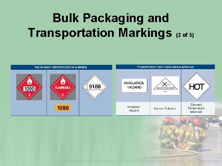 Bulk Packaging and Transportation Markings (2 of 5) 