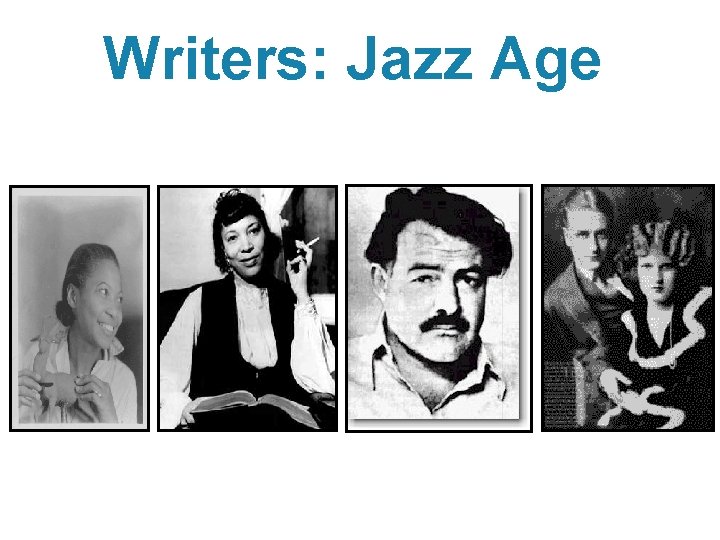 Writers: Jazz Age 