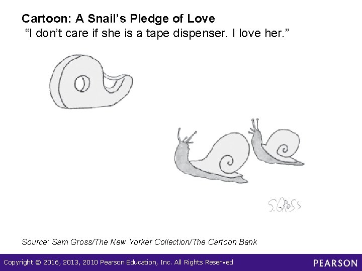 Cartoon: A Snail’s Pledge of Love “I don’t care if she is a tape
