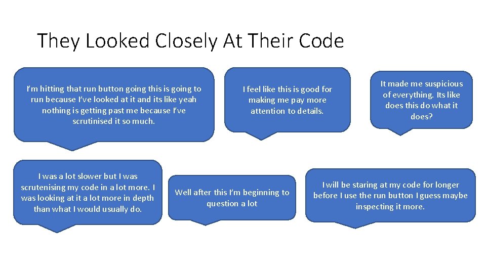 They Looked Closely At Their Code I’m hitting that run button going this is They Looked Closely At Their Code I’m hitting that run button going this is