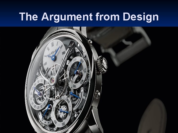 The Argument from Design 