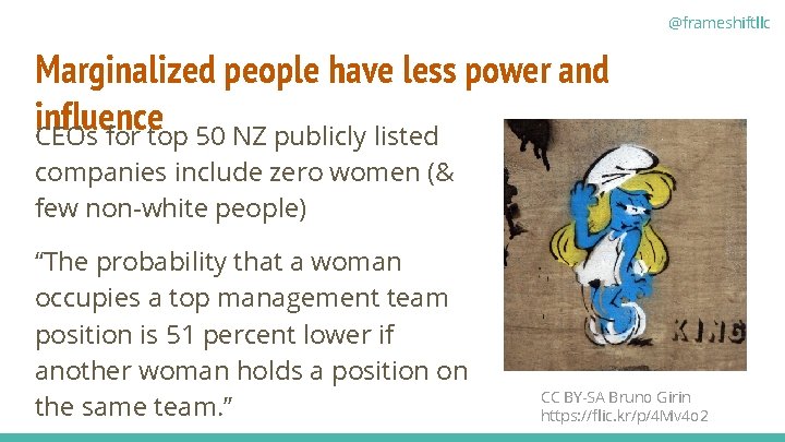 @frameshiftllc Marginalized people have less power and influence CEOs for top 50 NZ publicly