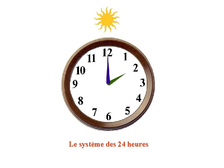 Le système des 24 heures 