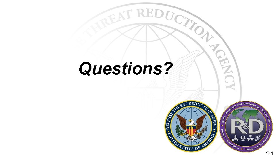 UNCLASSIFIED Questions? UNCLASSIFIED 