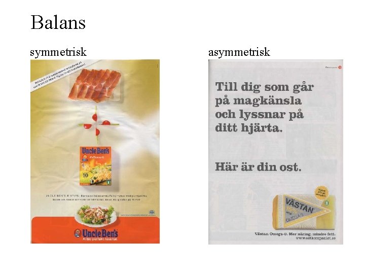Balans symmetrisk asymmetrisk 