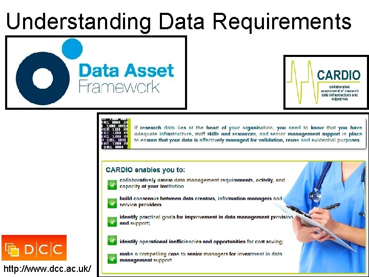 Understanding Data Requirements http: //www. dcc. ac. uk/ 