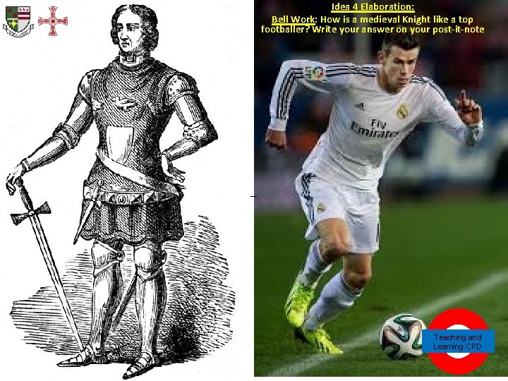 Idea 4 Elaboration: Bell Work: How is a medieval Knight like a top footballer?