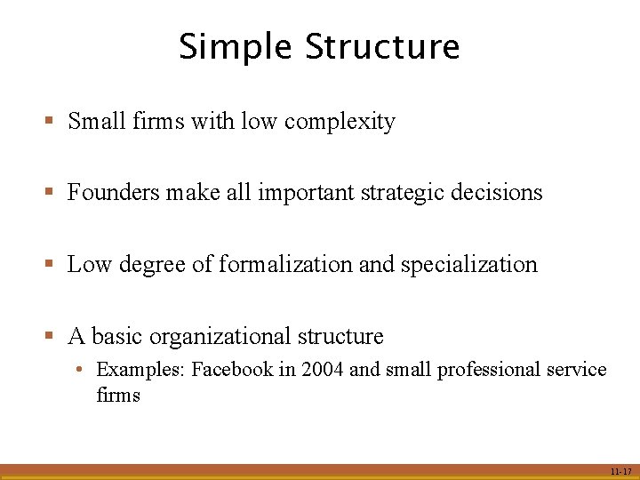 Chapter 11 Organizational Design Structure Culture and Control