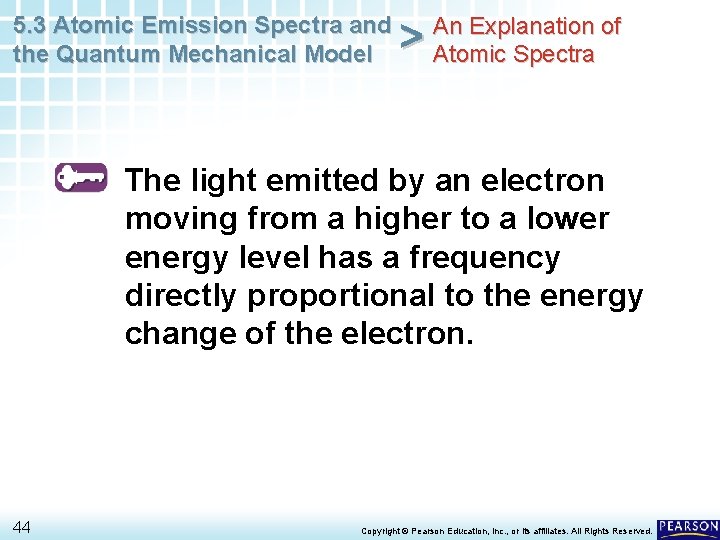 5. 3 Atomic Emission Spectra and the Quantum Mechanical Model > An Explanation of