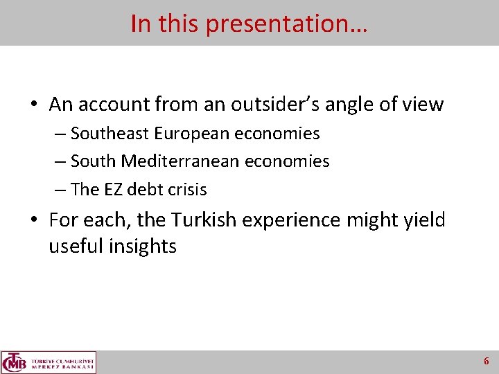 In this presentation… • An account from an outsider’s angle of view – Southeast