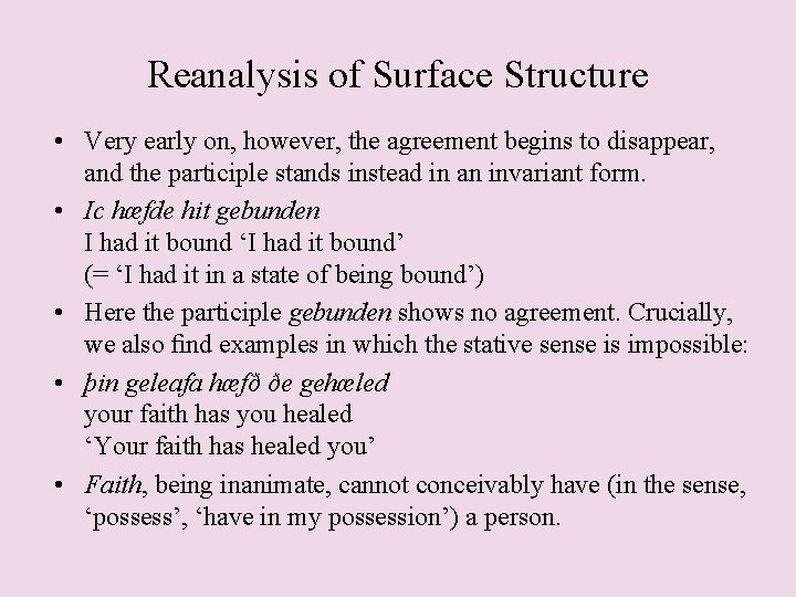 Reanalysis of Surface Structure • Very early on, however, the agreement begins to disappear,