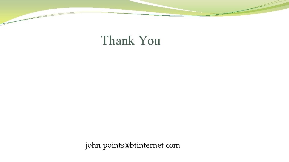 Thank You john. points@btinternet. com 