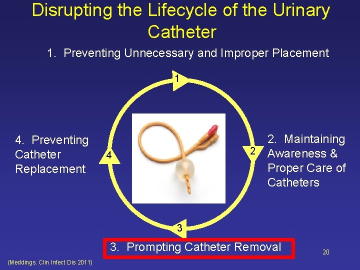 Disrupting the Lifecycle of the Urinary Catheter 1. Preventing Unnecessary and Improper Placement 1