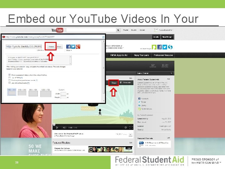 Embed our You. Tube Videos In Your Site 29 