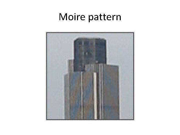 Moire pattern 