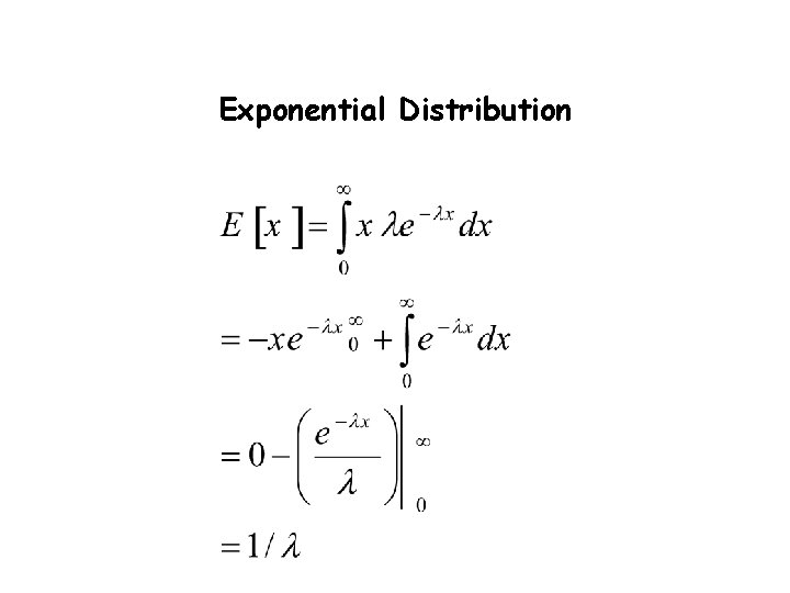 Exponential Distribution 